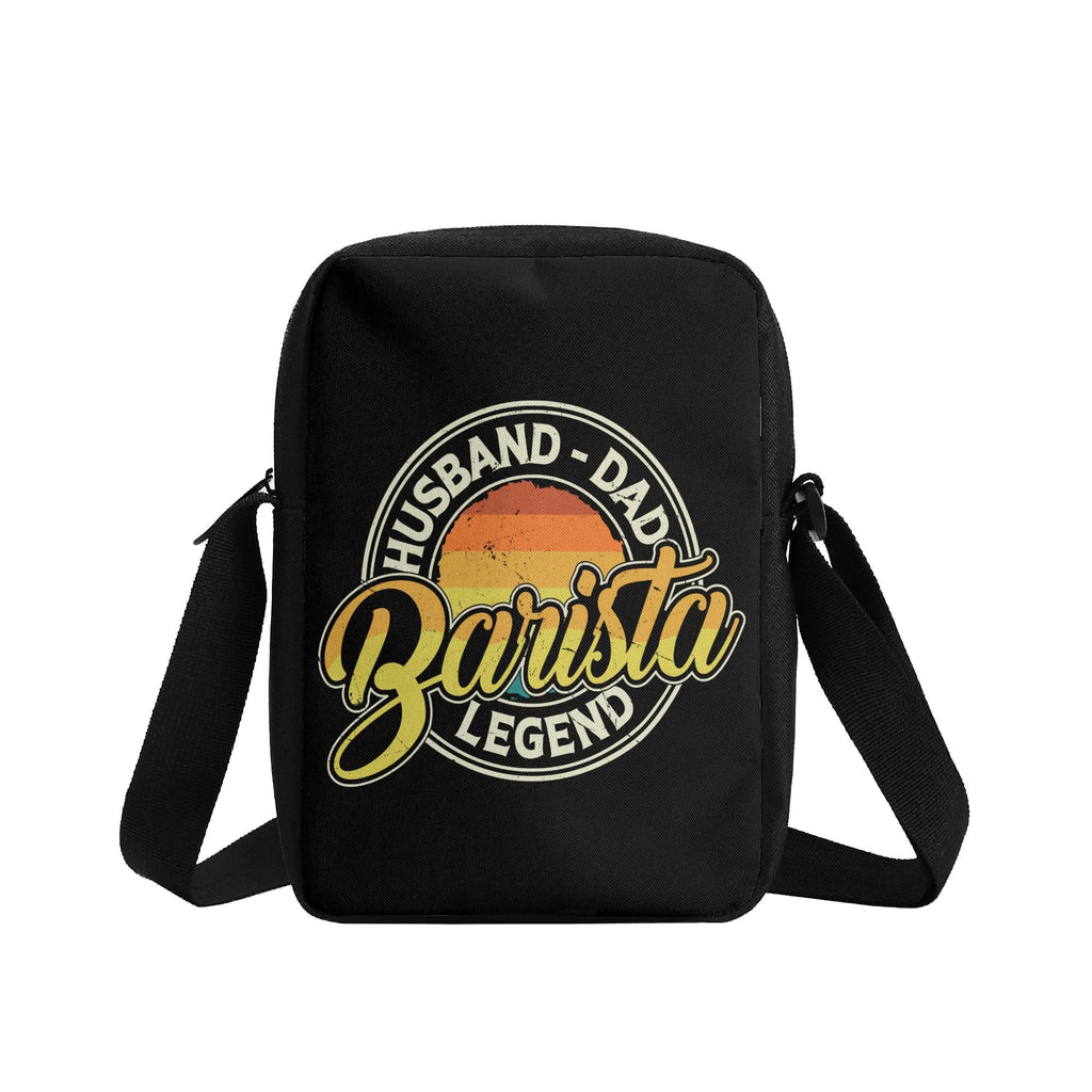 Husband Dad Barista Legend Cross-Body Bag Cross Body Bag Coffee Dad Printed Offshore