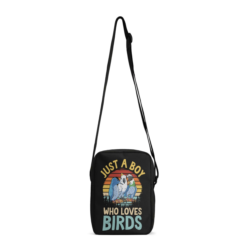 Just A Boy Who Loves Birds Cross-Body Bag Default Title Cross Body Bag animal Birds Printed Offshore