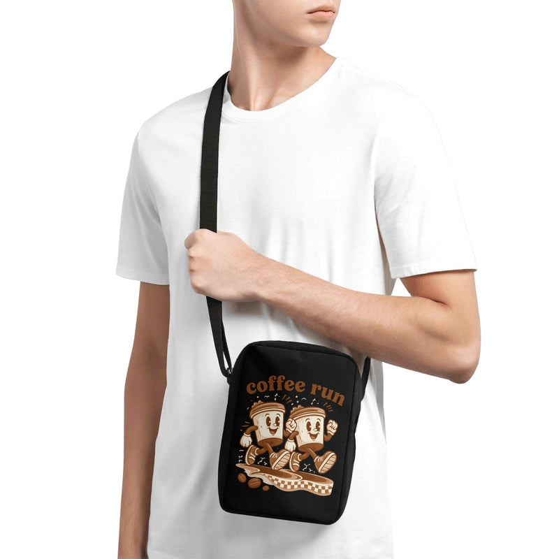 Coffee Run Cross-Body Bag Cross Body Bag Coffee Printed Offshore
