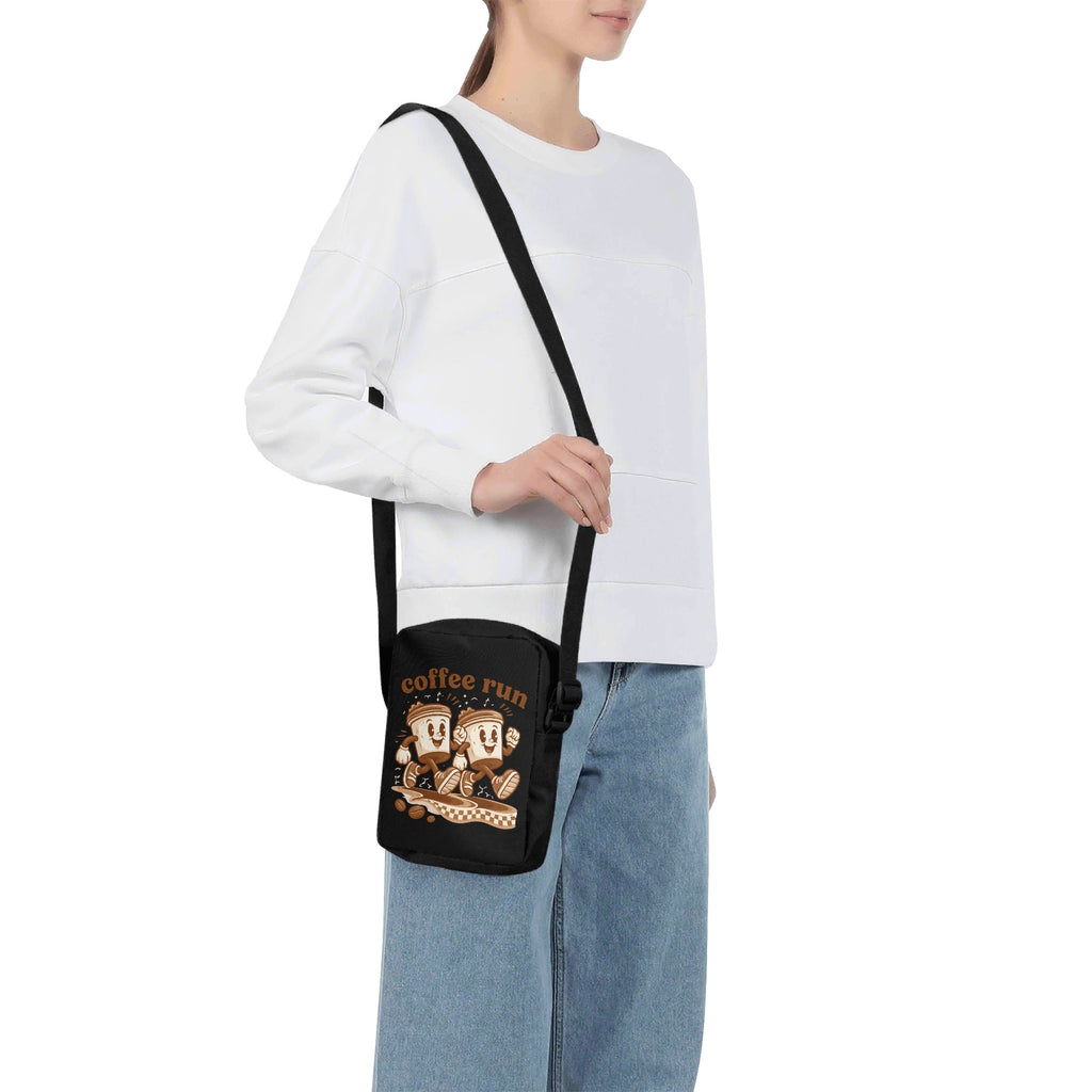 Coffee Run Cross-Body Bag Cross Body Bag Coffee Printed Offshore
