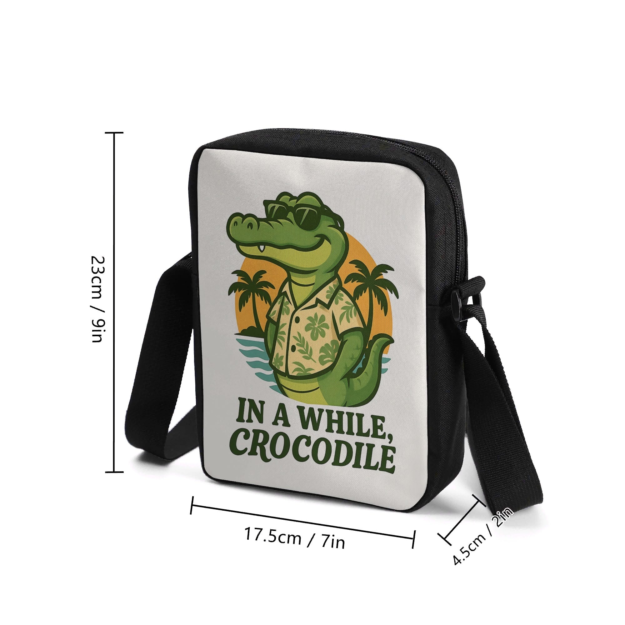In A While Crocodile Cross-Body Bag Cross Body Bag animal Printed Offshore