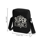Super Mum Cross-Body Bag Cross Body Bag Comic Mum Printed Offshore