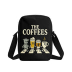 The Coffees, Zebra Crossing Cross-Body Bag Cross Body Bag Coffee Music Printed Offshore