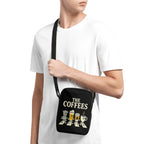 The Coffees, Zebra Crossing Cross-Body Bag Cross Body Bag Coffee Music Printed Offshore