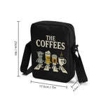 The Coffees, Zebra Crossing Cross-Body Bag Cross Body Bag Coffee Music Printed Offshore