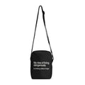 My Idea Of Living Dangerously Is Drinking Coffee At Night Cross-Body Bag Default Title Cross Body Bag Coffee Printed Offshore