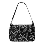 Black And White Floral Laptop Messenger & Shoulder Bag Laptop Messenger Shoulder Bag Printed Offshore