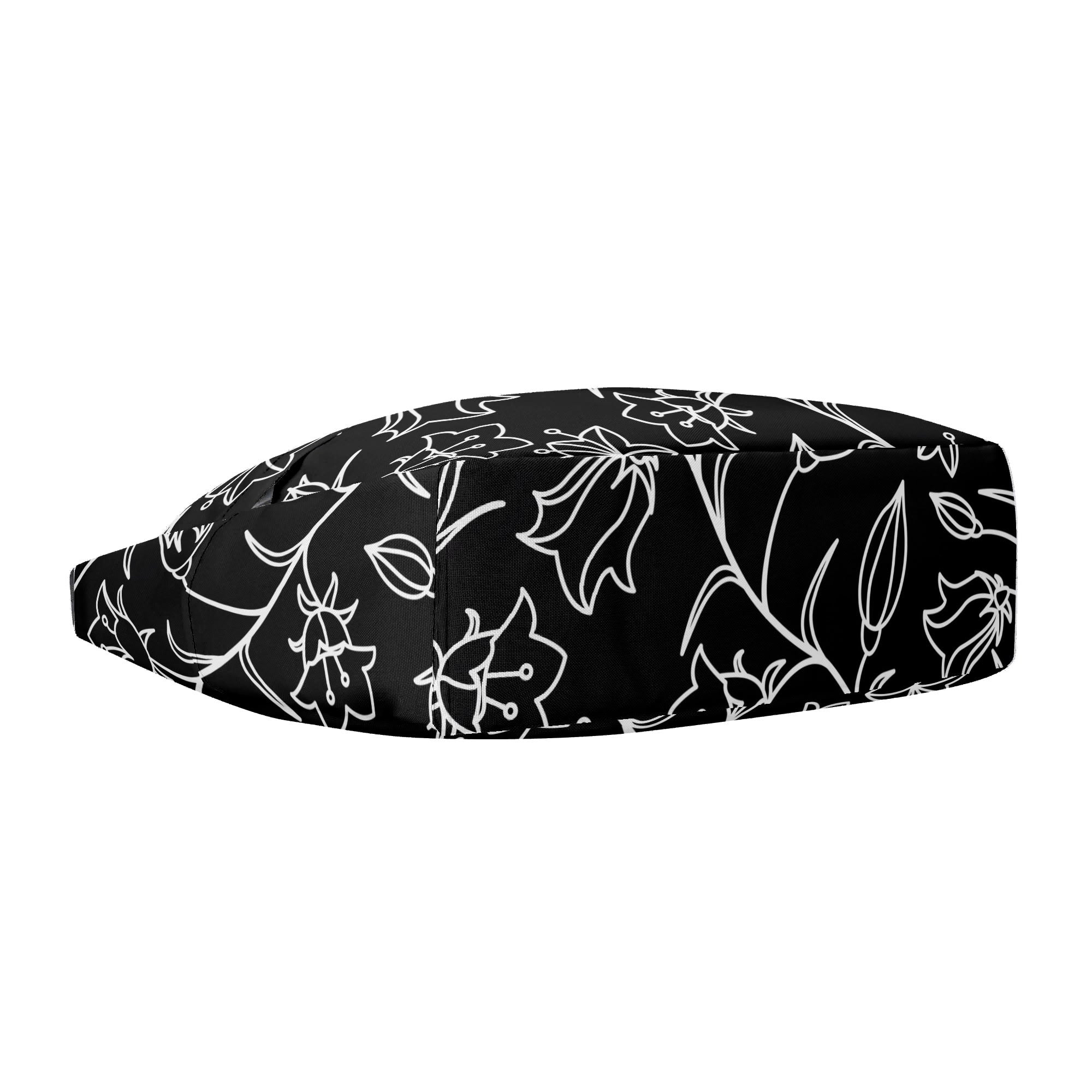 Black And White Floral Laptop Messenger & Shoulder Bag Laptop Messenger Shoulder Bag Printed Offshore
