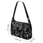 Black And White Floral Laptop Messenger & Shoulder Bag Laptop Messenger Shoulder Bag Printed Offshore