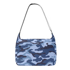 Blue Camouflage Laptop Messenger & Shoulder Bag Default Title Laptop Messenger Shoulder Bag Printed Offshore