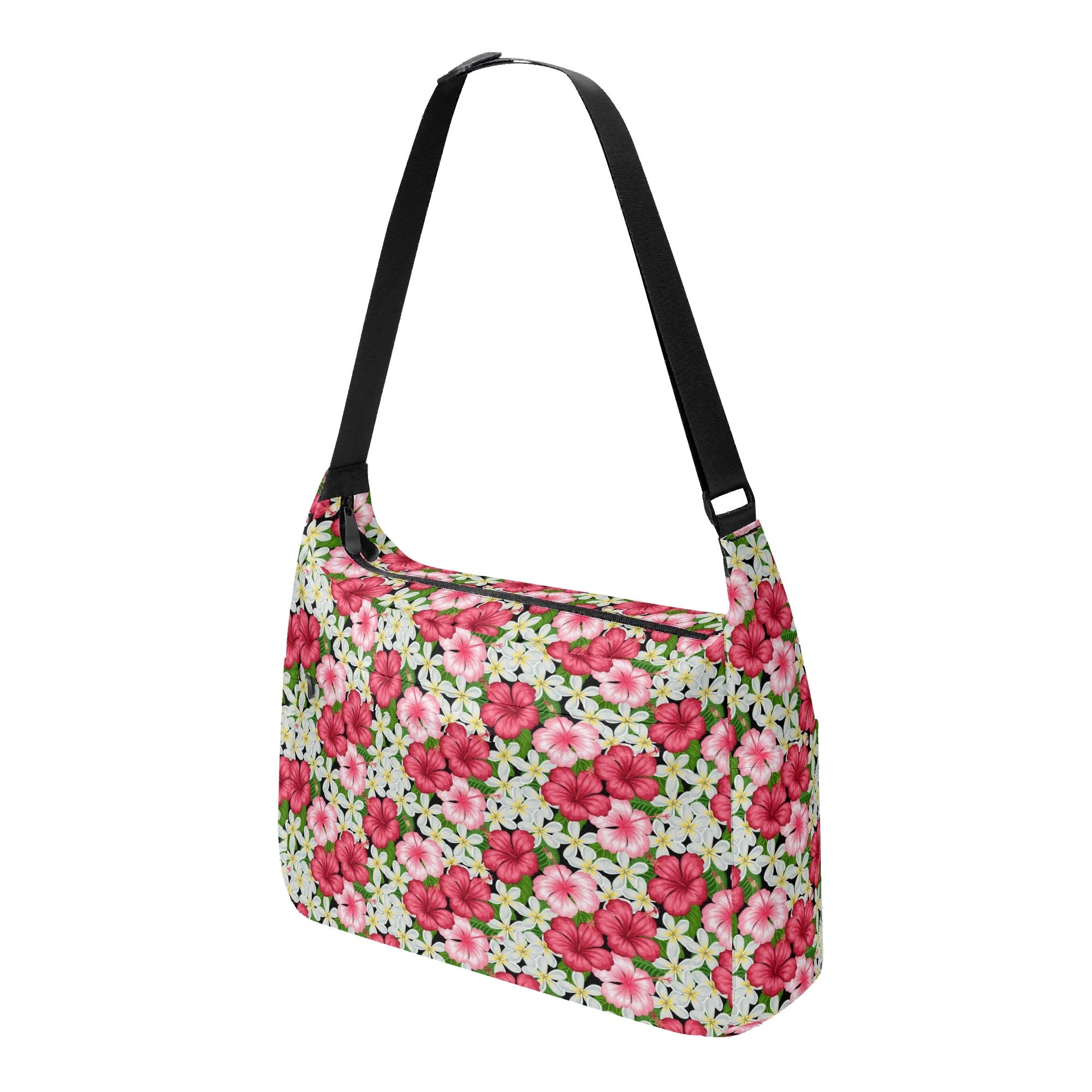 Hibiscus Laptop Messenger & Shoulder Bag Laptop Messenger Shoulder Bag Plants Printed Offshore