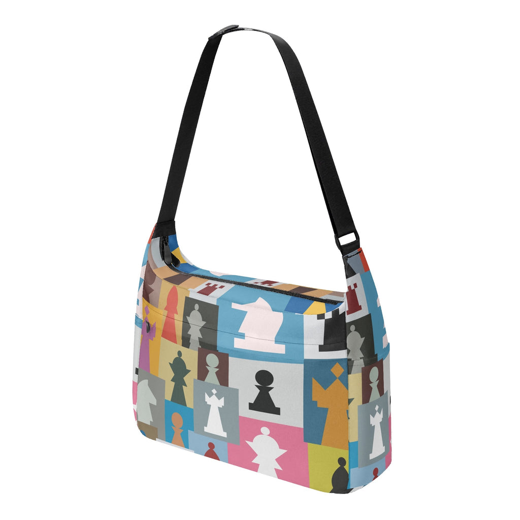 Colourful Chess Laptop Messenger & Shoulder Bag Laptop Messenger Shoulder Bag Chess Games Printed Offshore