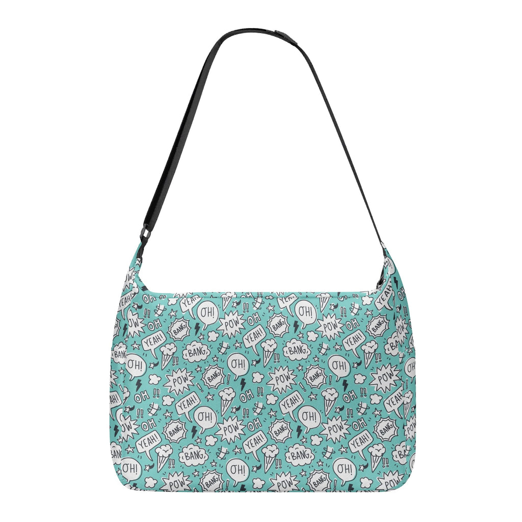 Comic Book Speech Bubbles Laptop Messenger & Shoulder Bag Laptop Messenger Shoulder Bag Comic Printed Offshore