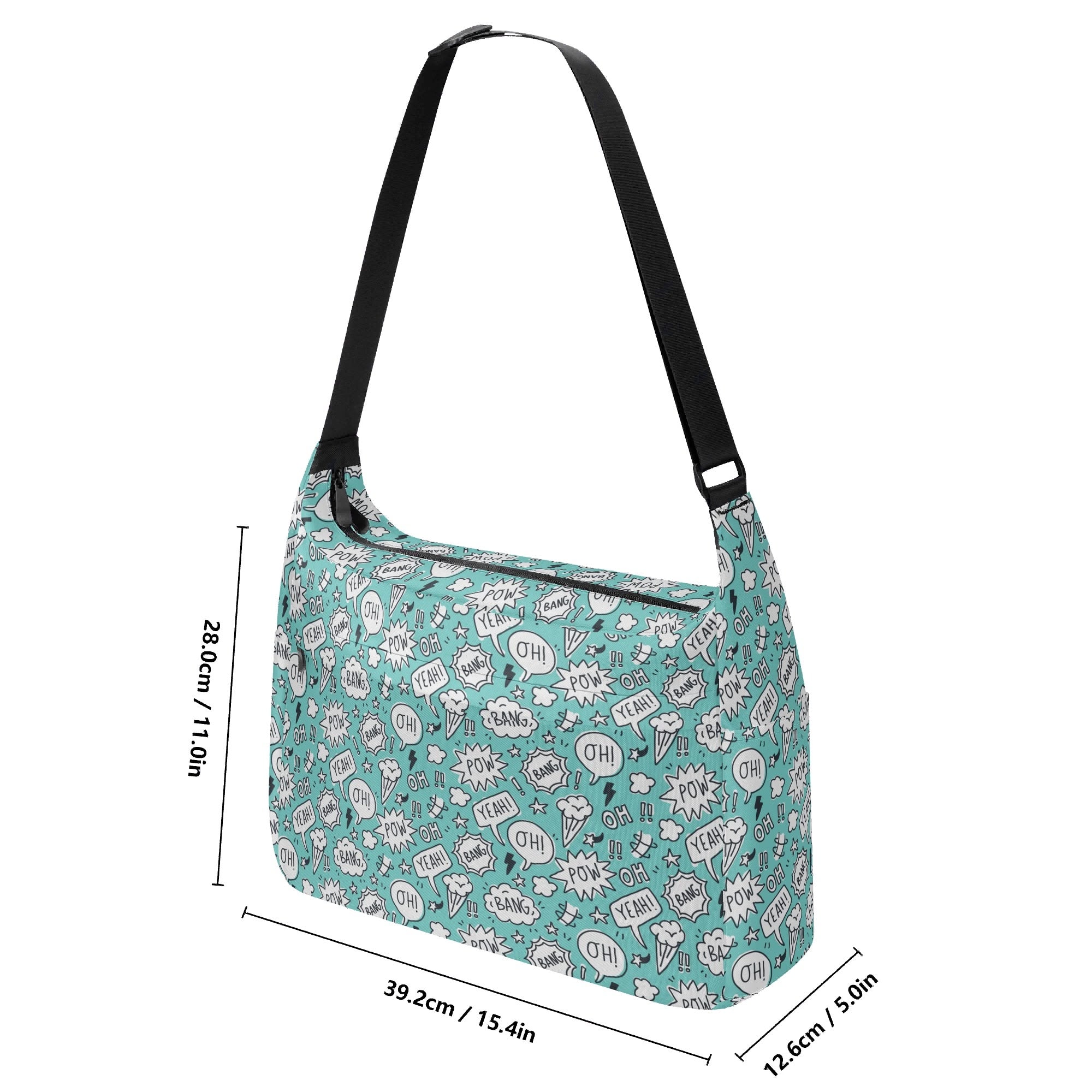 Comic Book Speech Bubbles Laptop Messenger & Shoulder Bag Laptop Messenger Shoulder Bag Comic Printed Offshore