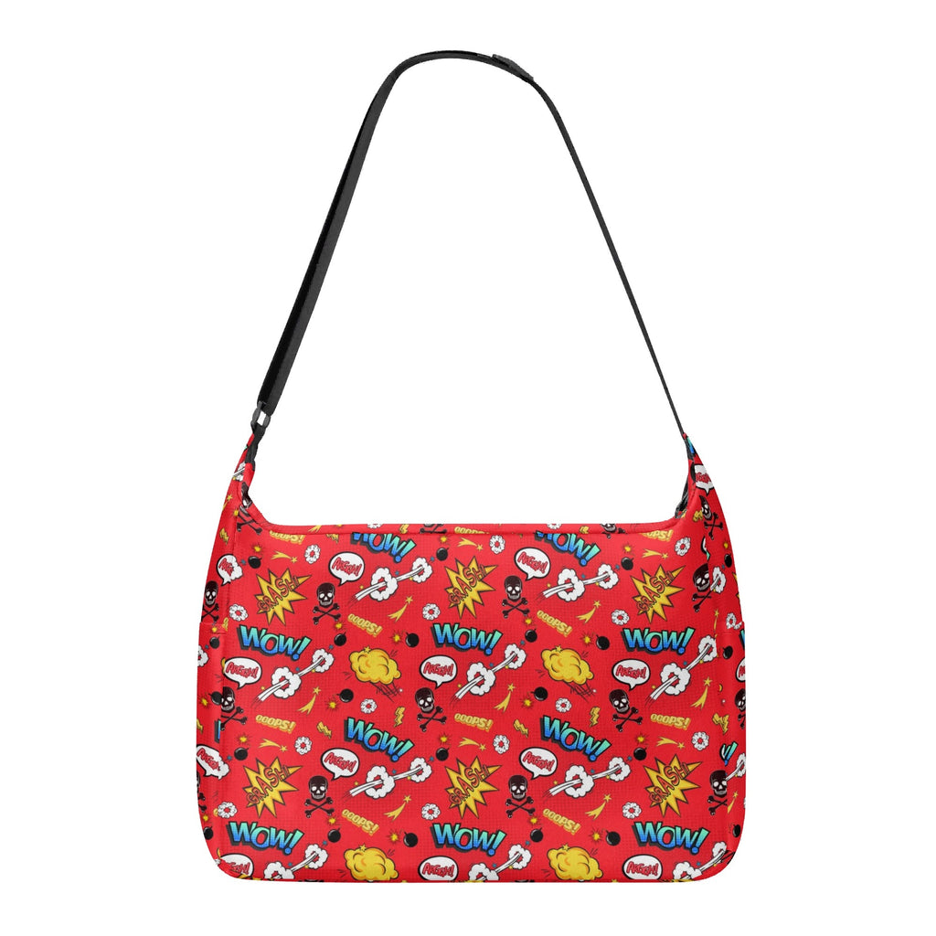 Comic Book Red Laptop Messenger & Shoulder Bag Laptop Messenger Shoulder Bag Comic Printed Offshore