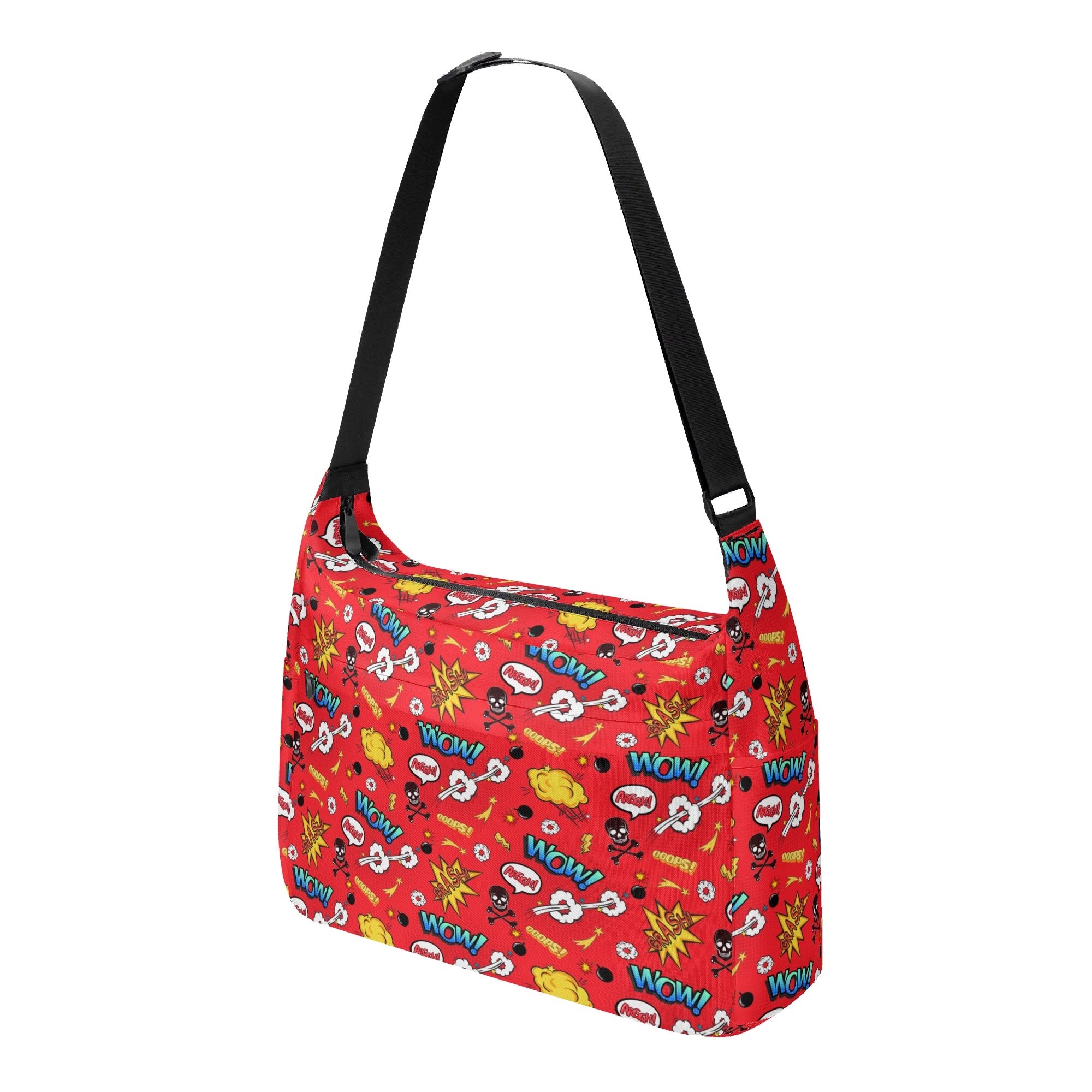 Comic Book Red Laptop Messenger & Shoulder Bag Laptop Messenger Shoulder Bag Comic Printed Offshore