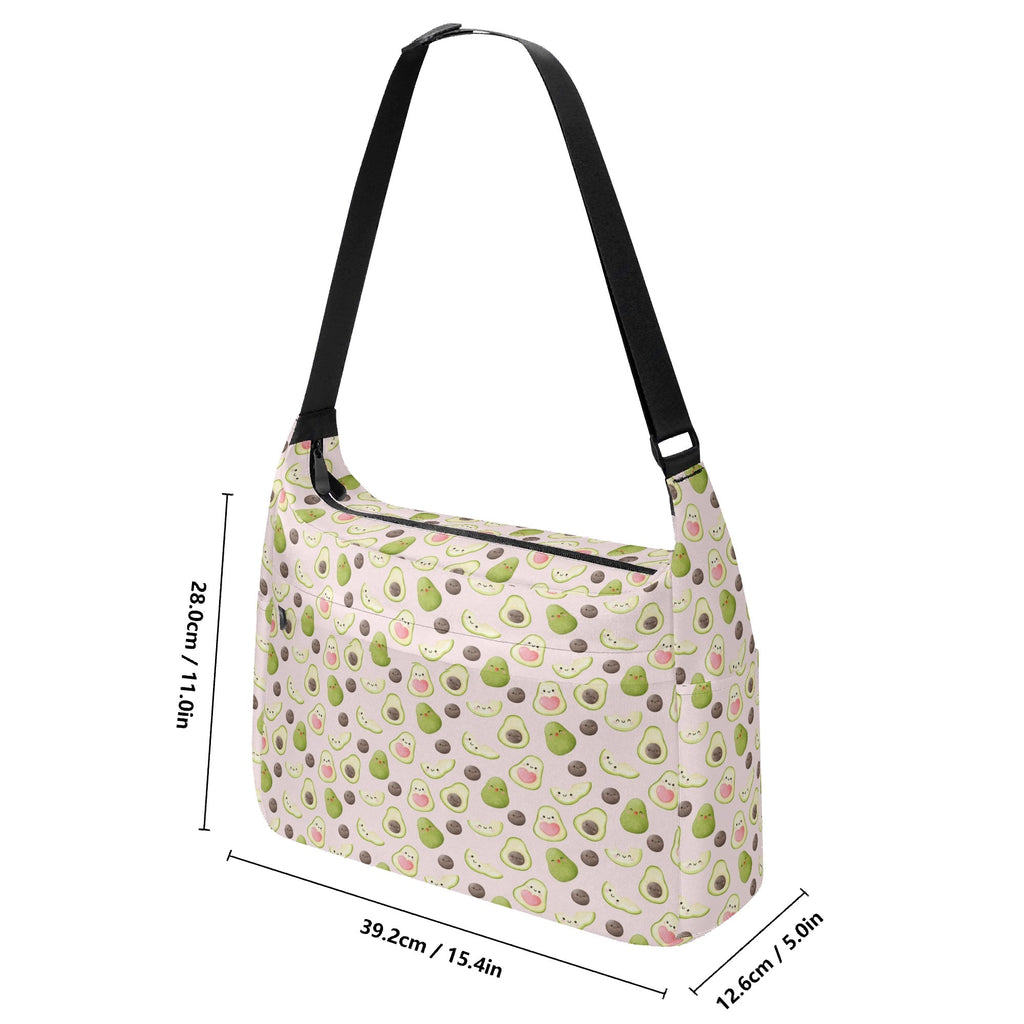 Avocado Love Laptop Messenger & Shoulder Bag Laptop Messenger Shoulder Bag Food Printed Offshore
