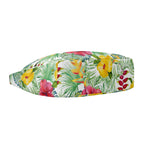 Tropical Flowers On White Laptop Messenger & Shoulder Bag Laptop Messenger Shoulder Bag Plants Printed Offshore