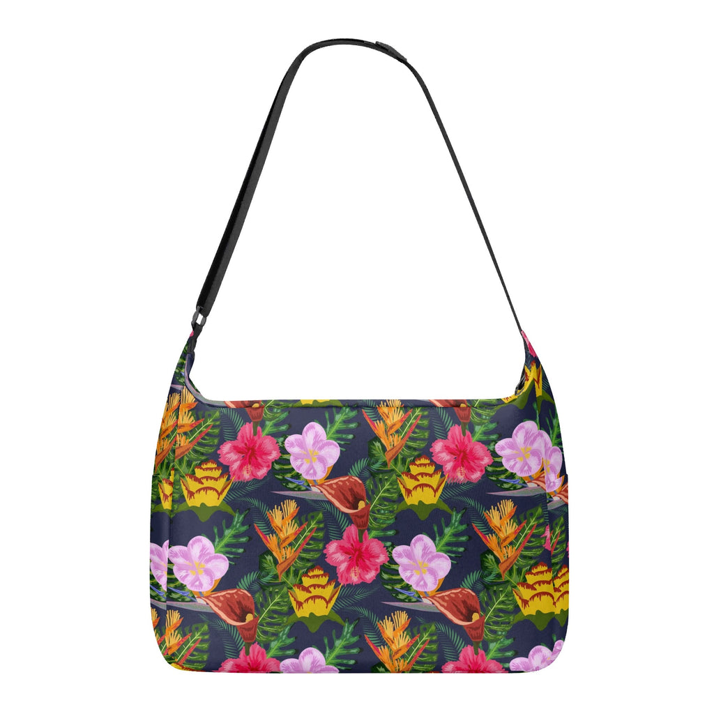 Tropical Floral Laptop Messenger & Shoulder Bag Laptop Messenger Shoulder Bag Plants Printed Offshore