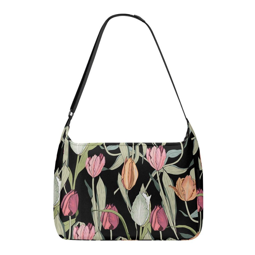 Tulips Laptop Messenger & Shoulder Bag Laptop Messenger Shoulder Bag Plants Printed Offshore