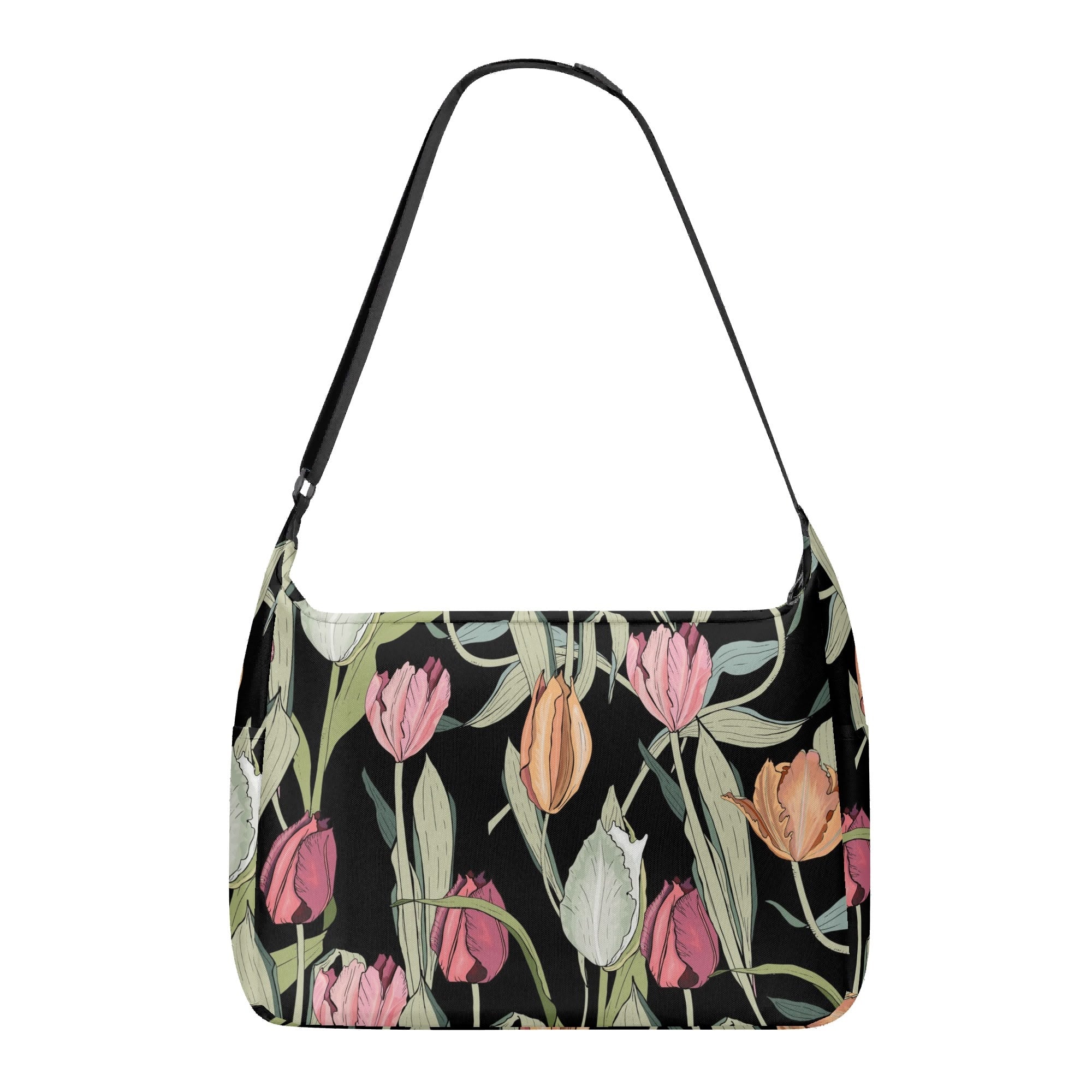 Tulips Laptop Messenger & Shoulder Bag Laptop Messenger Shoulder Bag Plants Printed Offshore