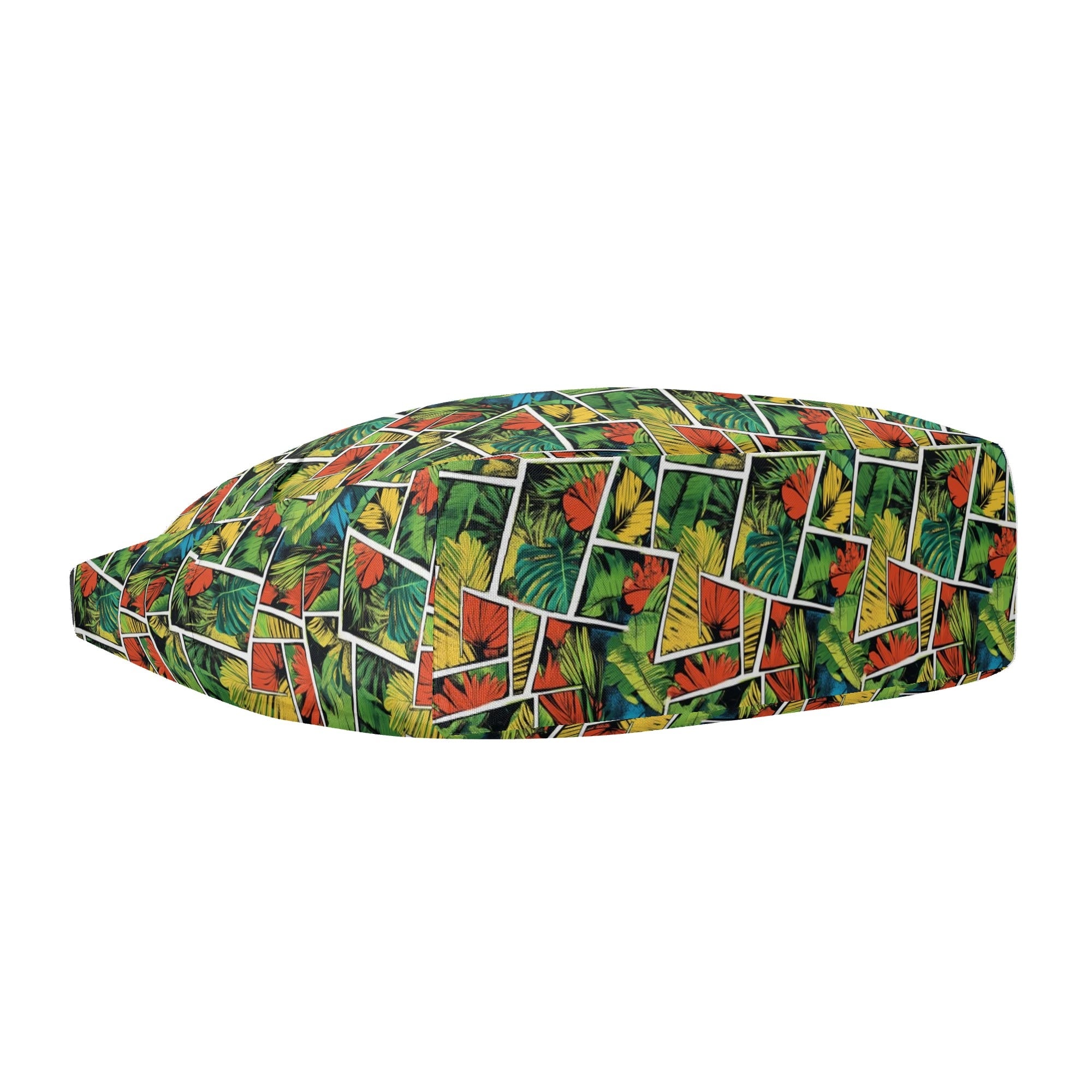 Tropical Comic Book Style Laptop Messenger & Shoulder Bag Laptop Messenger Shoulder Bag Comic Plants Printed Offshore