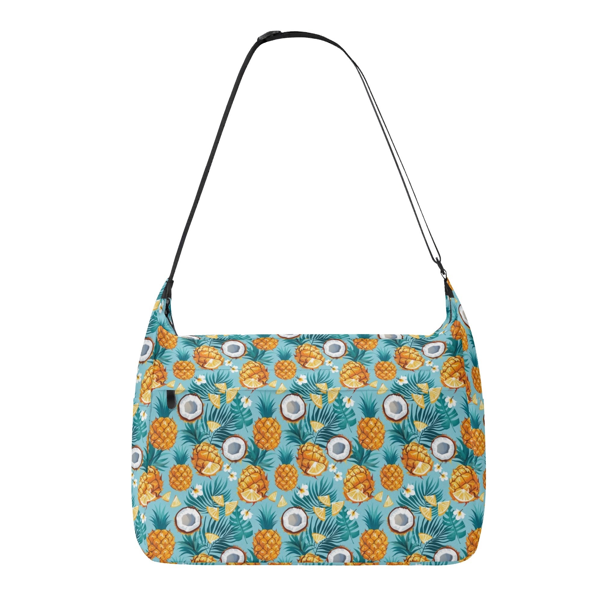 Pineapple Coconut Laptop Messenger & Shoulder Bag Default Title Laptop Messenger Shoulder Bag Food Printed Offshore