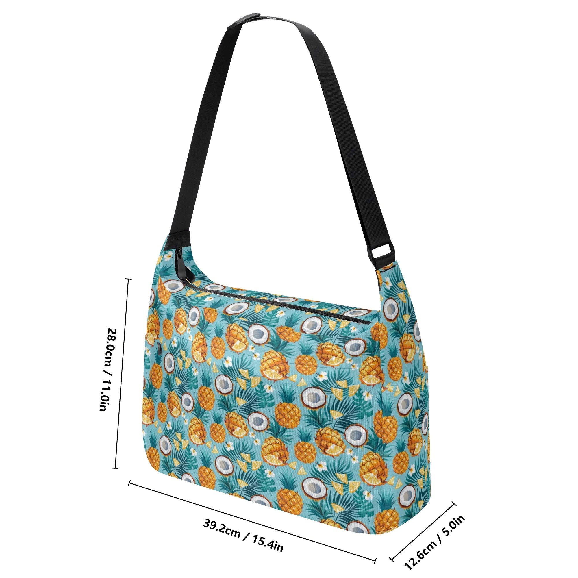 Pineapple Coconut Laptop Messenger & Shoulder Bag Laptop Messenger Shoulder Bag Food Printed Offshore