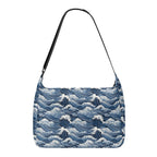 Japanese Waves Laptop Messenger & Shoulder Bag Laptop Messenger Shoulder Bag Ocean Printed Offshore