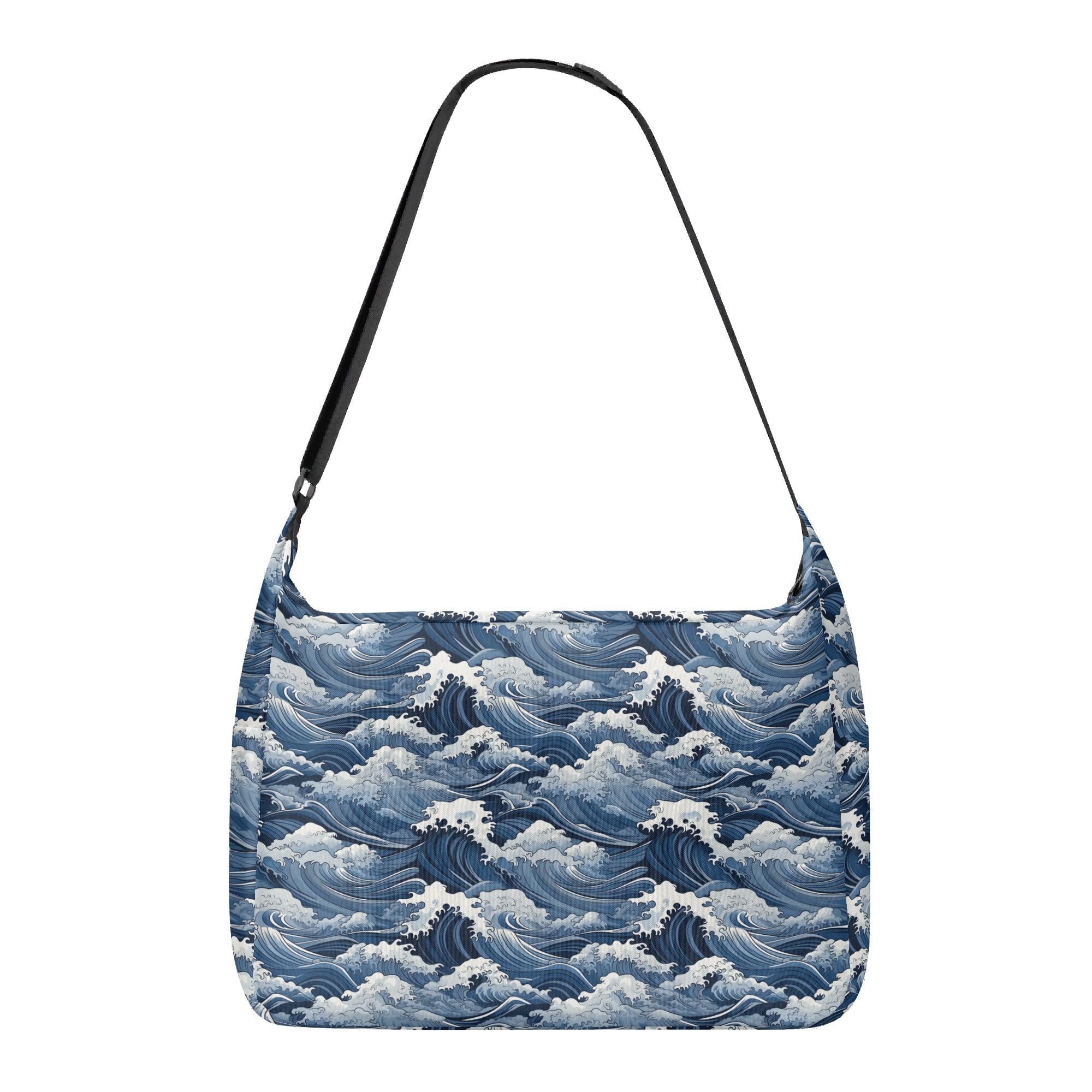Japanese Waves Laptop Messenger & Shoulder Bag Laptop Messenger Shoulder Bag Ocean Printed Offshore