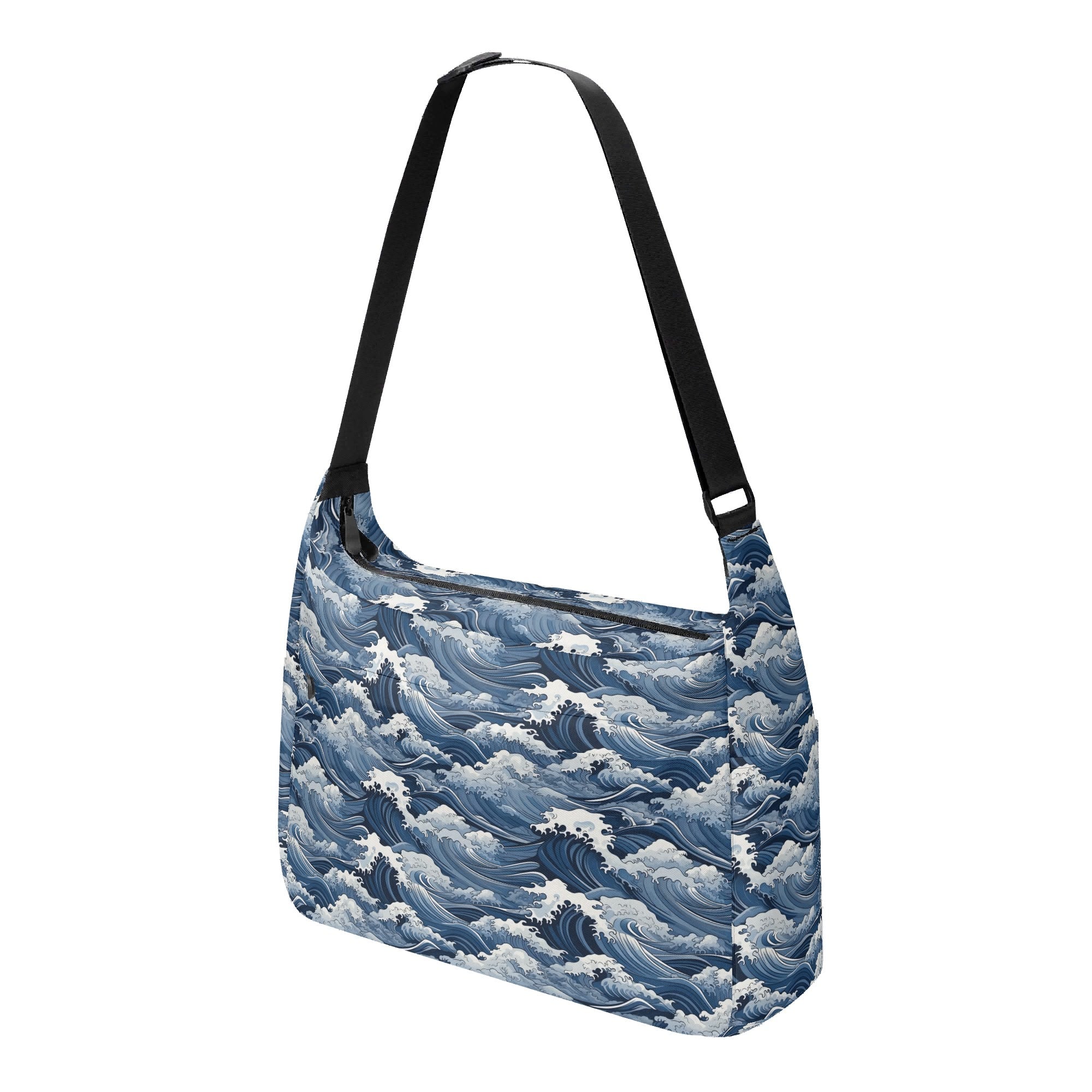 Japanese Waves Laptop Messenger & Shoulder Bag Laptop Messenger Shoulder Bag Ocean Printed Offshore