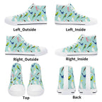 Australian Birds Womens High Top Canvas Shoes Printed Offshore