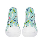 Australian Birds Womens High Top Canvas Shoes Printed Offshore