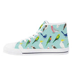 Australian Birds Womens High Top Canvas Shoes Printed Offshore