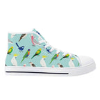 Australian Birds Womens High Top Canvas Shoes Printed Offshore