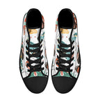 Pretty Moths And Butterflies Womens High Top Canvas Shoes Printed Offshore