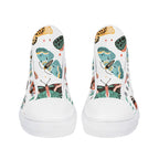 Pretty Moths And Butterflies Womens High Top Canvas Shoes Printed Offshore
