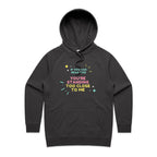 If You Can Read This, You're Standing Too Close To Me - Womens Hoodie Coal Womens Hoodie Printed In Australia