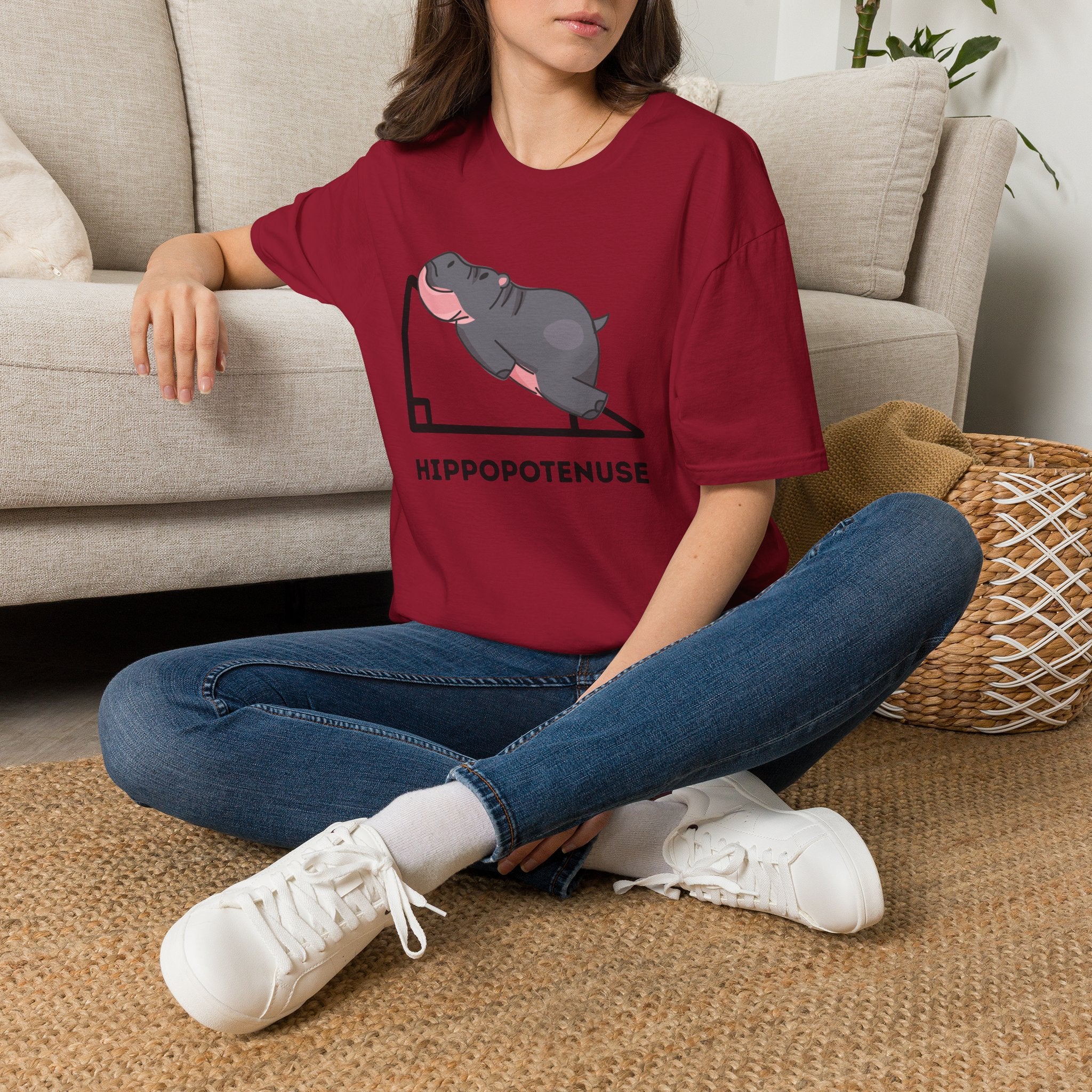 Hippopotenuse Hypotenuse Hippo Unisex T-shirt