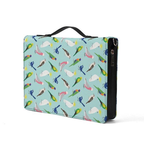 Australian Birds PU Leather Book Cover With Pocket PU Leather Book Cover animal Australia Birds Printed Offshore