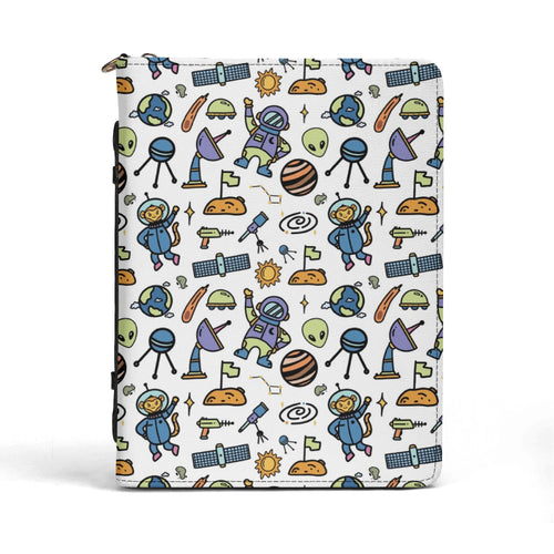 All About Space PU Leather Book Cover With Pocket PU Leather Book Cover Printed Offshore Space