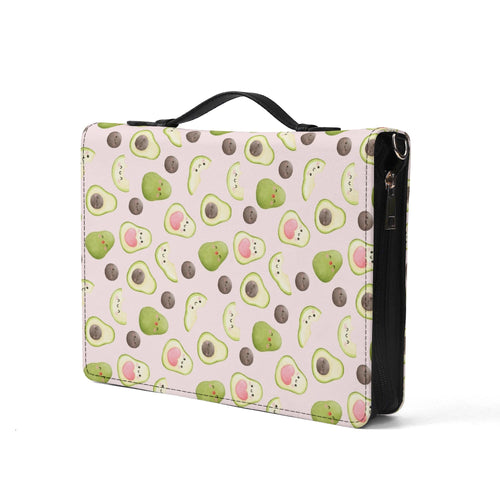 Avocado Love PU Leather Book Cover With Pocket PU Leather Book Cover Food Printed Offshore