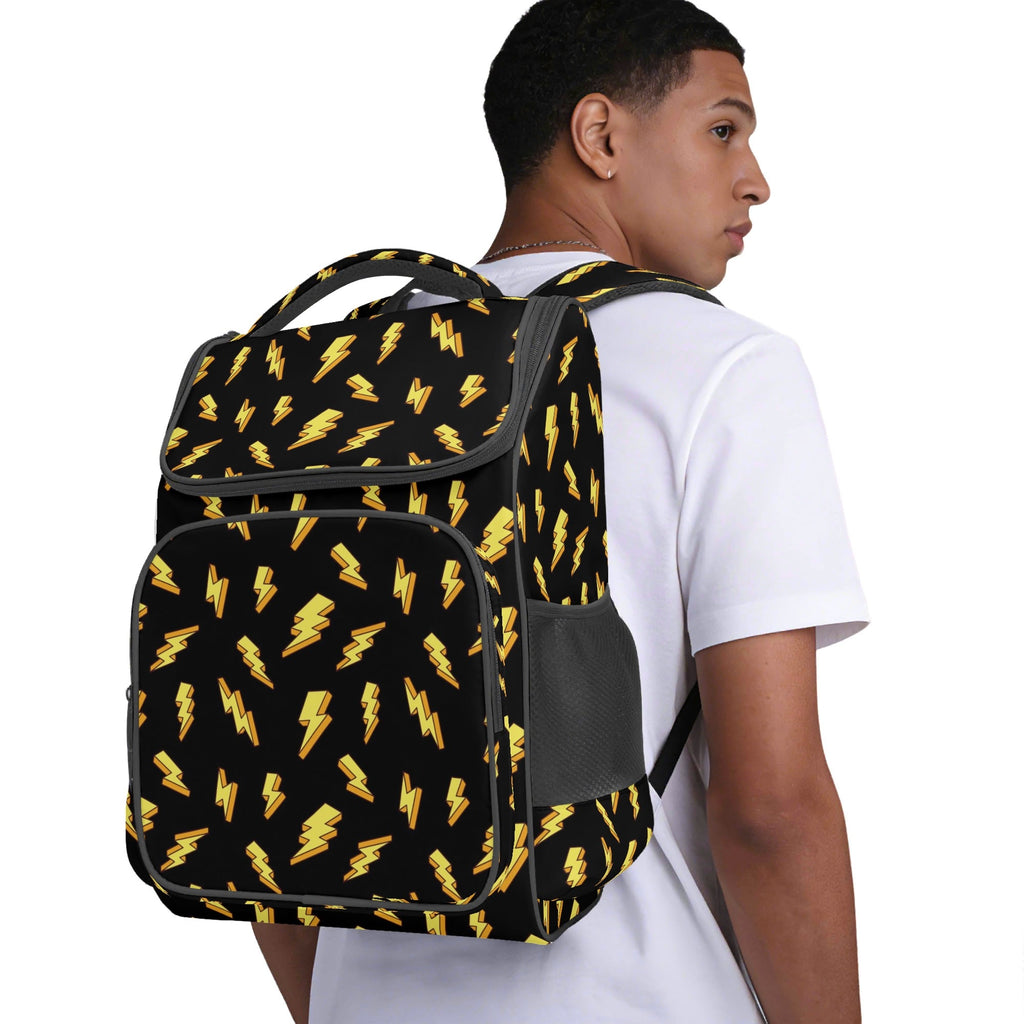 Lightning Bolts Sports Backpack Default Title Sports Backpack comic Printed Offshore