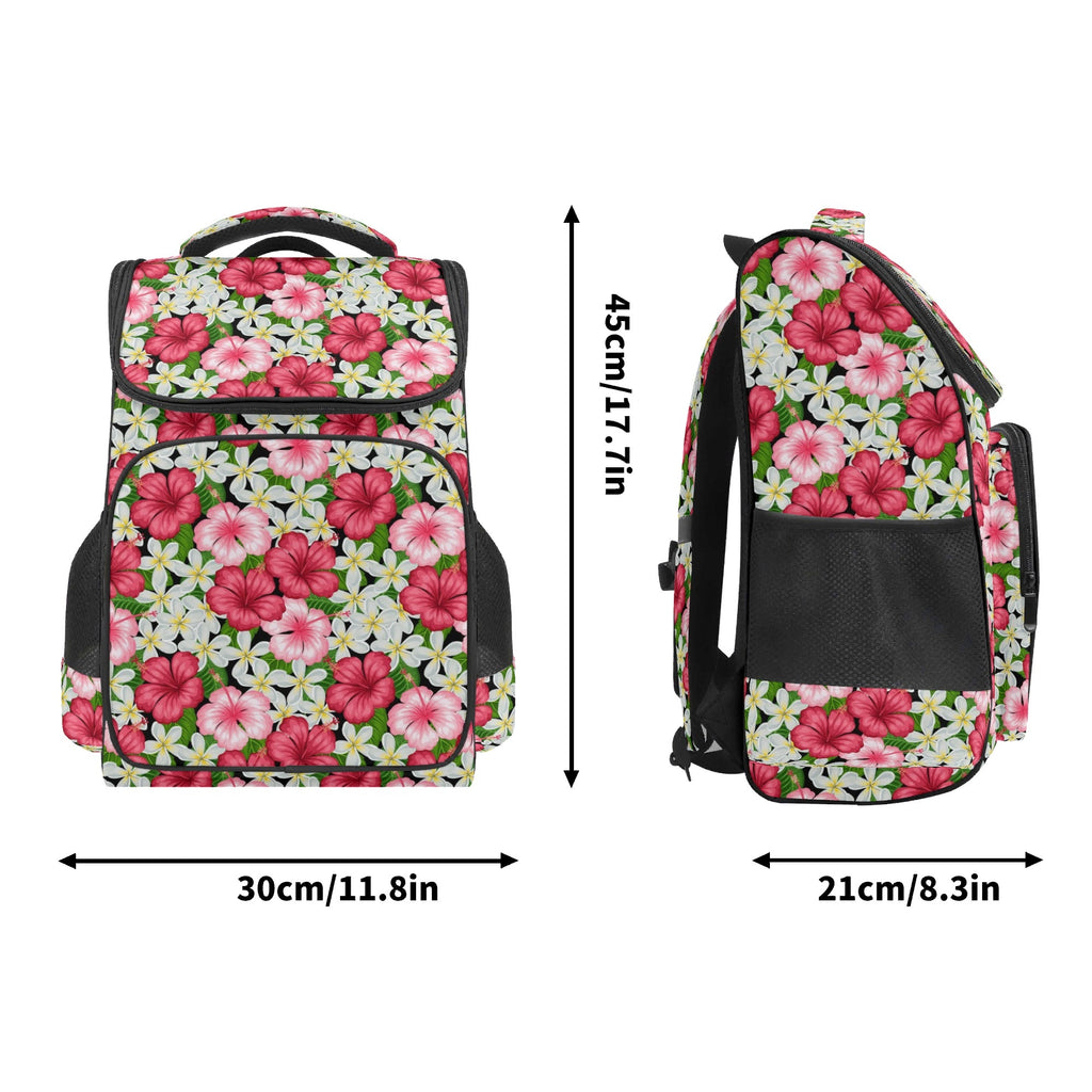 Hibiscus Sports Backpack Sports Backpack Plants Printed Offshore