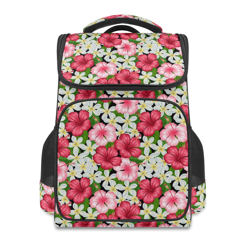 Hibiscus Sports Backpack Sports Backpack Plants Printed Offshore