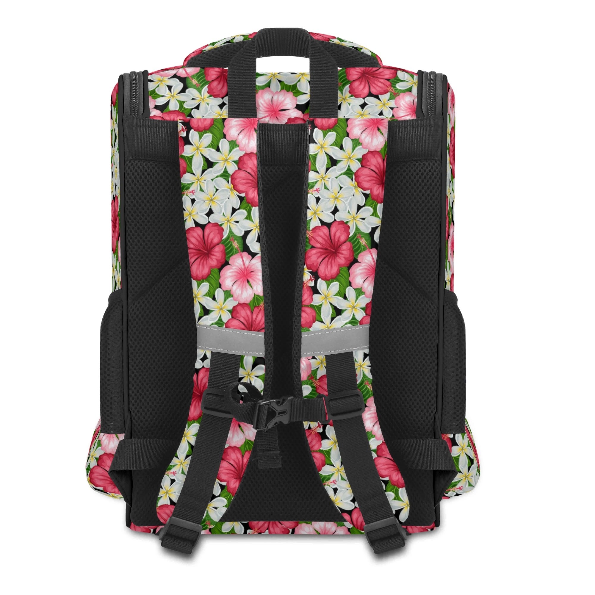 Hibiscus Sports Backpack Sports Backpack Plants Printed Offshore