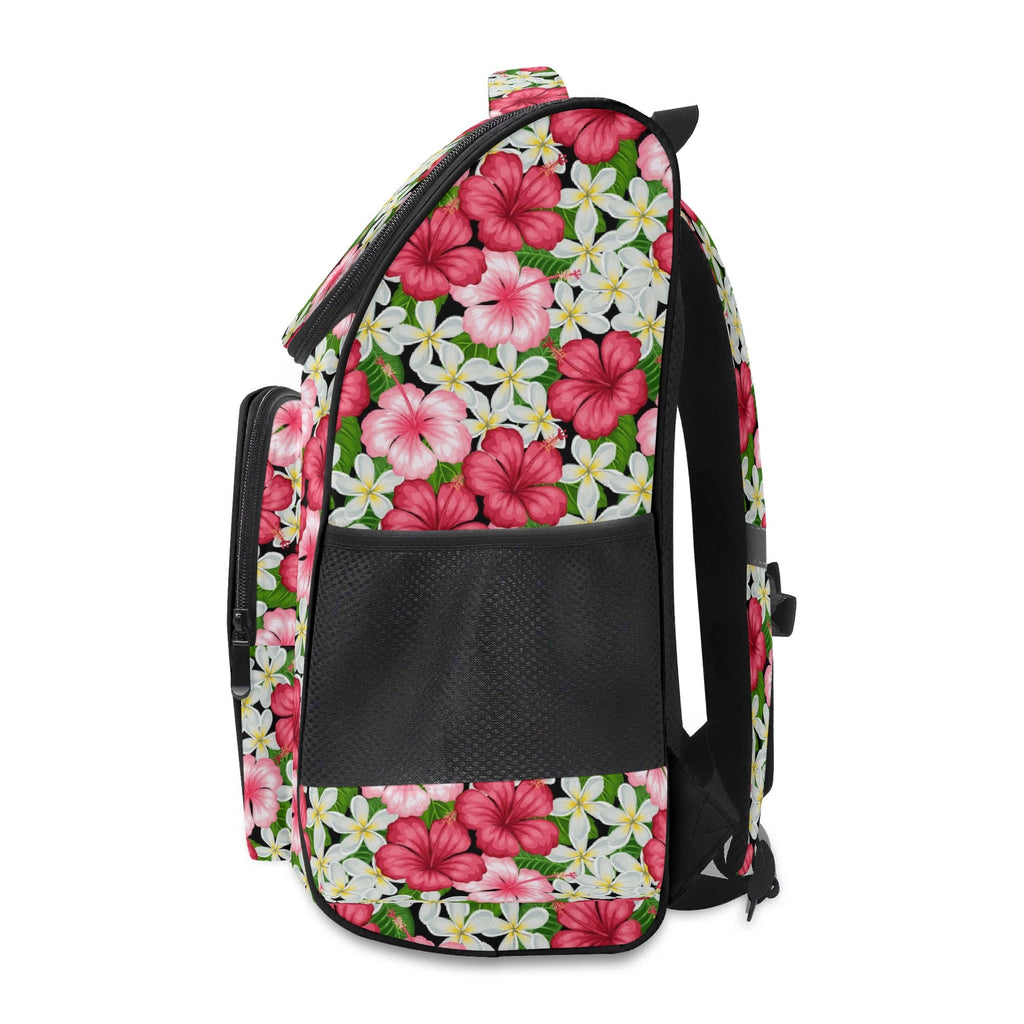 Hibiscus Sports Backpack Sports Backpack Plants Printed Offshore