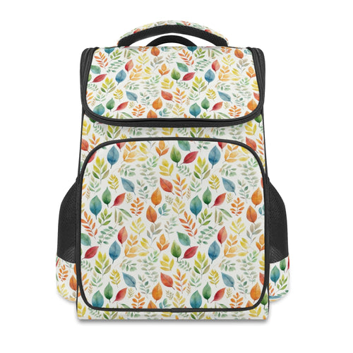 Autumn Leaves Sports Backpack Sports Backpack Plants Printed Offshore