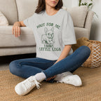 Wait For Me French Bulldog Unisex T-Shirt Unisex Adult T-shirt animal Globally Fulfilled