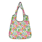 Bright Tropical 3 Pack of Foldable Shopping Bags Default Title 3-Pack Shopping Bags Plants Printed Offshore